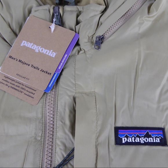Patagonia Mojave Trails Packable Jacket Thermogreen Insulated w Hidden Hood NWT - Picture 5 of 13